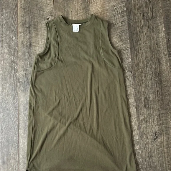 Olive Green Sleeveless shift dress from Maurice’s. New with tags. Very comfy. - Picture 2 of 8
